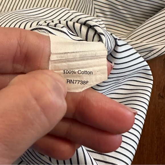 J. Crew Shirts J Crew Striped Long Sleeve Button Down Collared Dress Shirt Sz M Poshmark